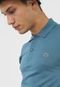 Camisa Polo Lacoste Reta Logo Azul - Marca Lacoste