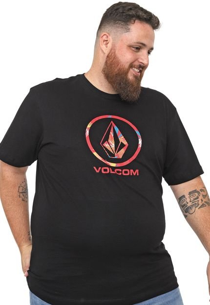Camiseta Volcom Pattern Fill Preta - Marca Volcom