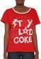 Camiseta Coca-Cola Jeans Aroma Vermelha - Marca Coca-Cola Jeans