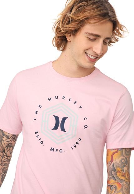 Camiseta Hurley Hexa Icon Rosa - Marca Hurley