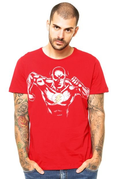 Camiseta Fashion Comics Detective Vermelha - Marca Fashion Comics