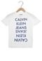 Camiseta Calvin Klein Kids Estampa Branca - Marca Calvin Klein Kids