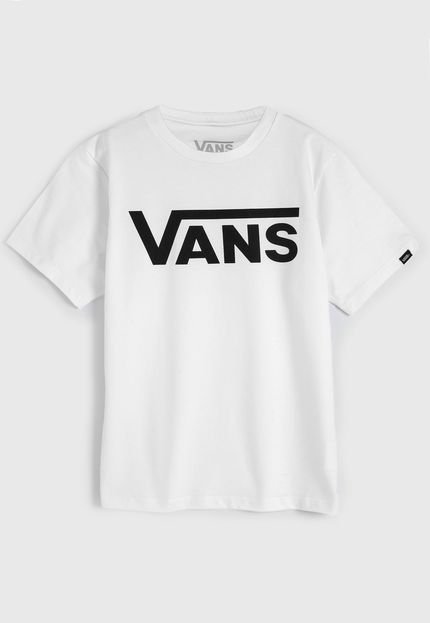 Camiseta Vans Infantil Logo Branca - Marca Vans
