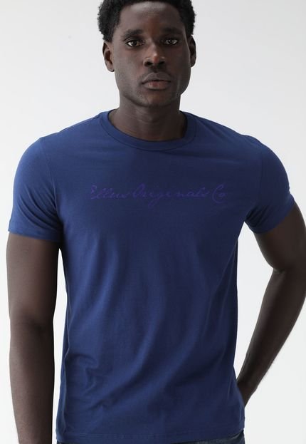 Camiseta Ellus Fine Orig Classic Azul - Marca Ellus