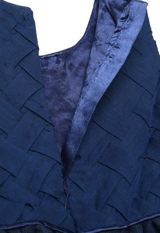 Vestido Nick Liso Azul-Marinho