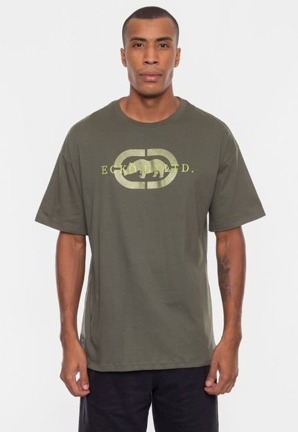 Camiseta Ecko Especial Verde Militar - Marca Ecko