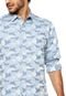 Camisa Colcci Camuflada Azul - Marca Colcci