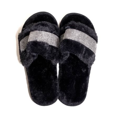 Chinelo Feminino Pantufa Zariff com Strass PTF094 Zariff Preto - Marca Zariff