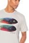 Camiseta Reef Shapes Bege - Marca Reef