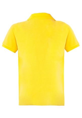 Camisa do Brasil 2021 nike polo - amarela listrada