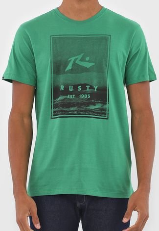 Camiseta Rusty High Tide Verde