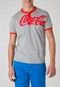 Camiseta Coca Cola Clothing Brasil Botões Cinza - Marca Coca-Cola Jeans