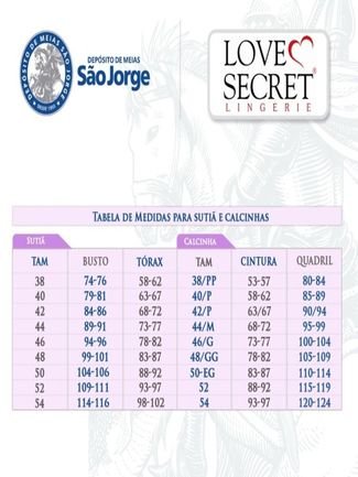 Sutiã Sem Aro Com Bojo Love Secret 816.103