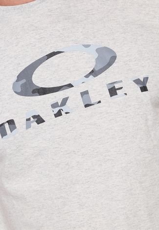 Camiseta Oakley Camo Cinza