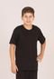 Camiseta Infantil menino Futebol Dry Fit Gola redonda. 6-8-10-12-14-16 Lavin Basic 23-A  Preto - Marca Lavin Basic