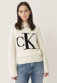 Sweater Calvin Klein Crudo - Calce Regular