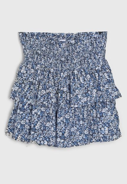 Saia Infantil GAP Floral Azul - Marca GAP