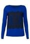 Blusa Lucy in the Sky Renda Azul - Marca Lucy in The Sky