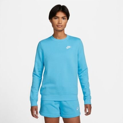 Blusão Nike Sportswear Club Fleece Crew Feminino - Marca Nike