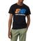 Camiseta New Balance Heathertech Estampada Preto/Azul - Marca New Balance