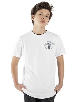 Camiseta Teen Menino Lemon Branco