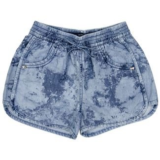 Shorts Juvenil Look Jeans Boxer Tie-Dye Jeans