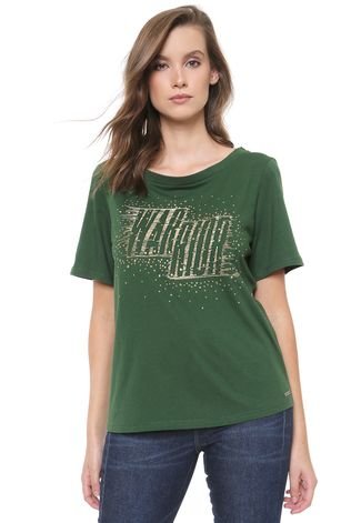 Camiseta Triton Bordada Verde