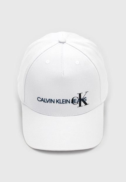 Boné Calvin Klein Jeans Logo Branco - Marca Calvin Klein Jeans