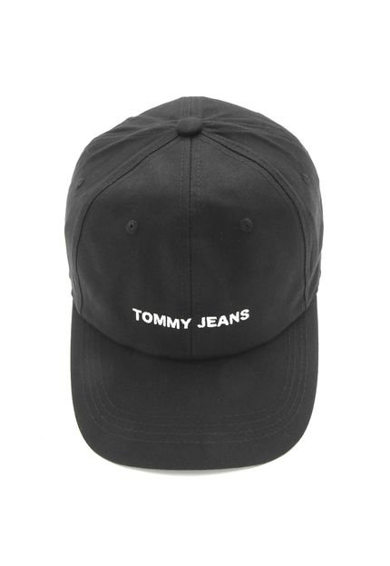 Boné Tommy Jeans Lettering Preto - Marca Tommy Jeans