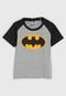 Camiseta Fakini Infantil Batman Cinza/Preto - Marca Fakini
