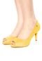 Peep Toe Vizzano Salto Fino Amarelo - Marca Vizzano