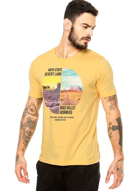 Camiseta Vinyl 48th State Amarelo - Marca Vinyl