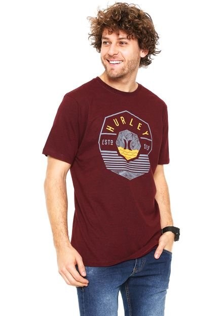 Camiseta Hurley Silk Change Vinho - Marca Hurley