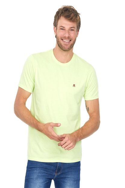 Camiseta Masculina Bordado Bordo Polo Wear Verde Claro - Marca Polo Wear
