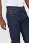 Calça Jeans Lacoste L!VE Reta Pespontos Azul-Marinho - Marca Lacoste