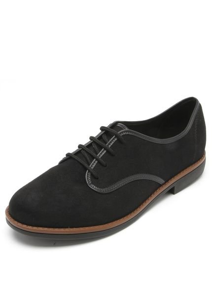 Oxford Beira Rio Suede Preto - Marca Beira Rio