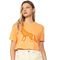 Camiseta Cropped Acostamento TWolf Pr25 Amarelo Feminino - Marca Acostamento