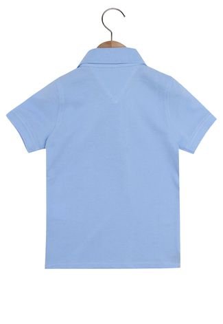 Camisa Polo Tommy Hilfiger Kids Menino Azul - Compre Agora