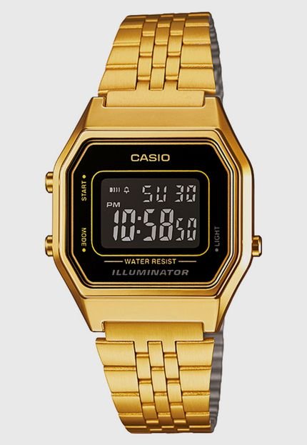 Relógio Casio LA680WGA1BDF Dourado - Marca Casio