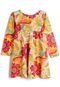 Vestido Kyly Infantil Floral Amarelo - Marca Kyly