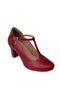 Sapato de Dança de Salão Duani Ritmus Boneca Vermelho - Marca Duani Calçados