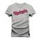 Camiseta Plus Size Algodão Estampada Premium Washington  - Cinza - Marca Nexstar