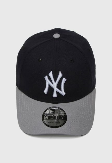 Boné New Era Snapback 940 Team Color New York Yankees Azul-Marinho/Cinza - Marca New Era