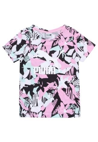 Camiseta Puma Menino Outras Rosa
