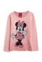 Blusa Disney Infantil Minnie Rosa - Marca Disney