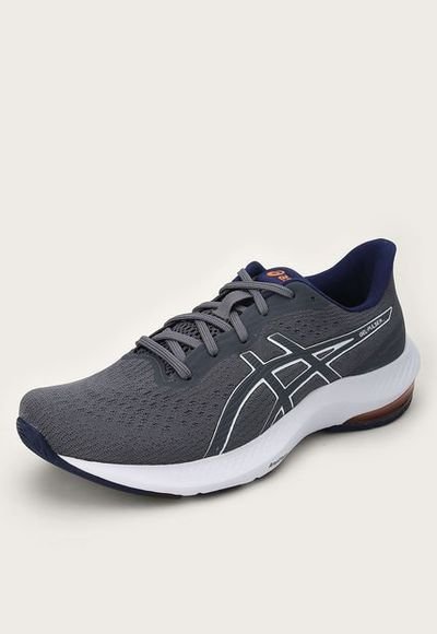 Tenis Running Gris Naranja Azul asics Gel Pulse 14 Compra Ahora
