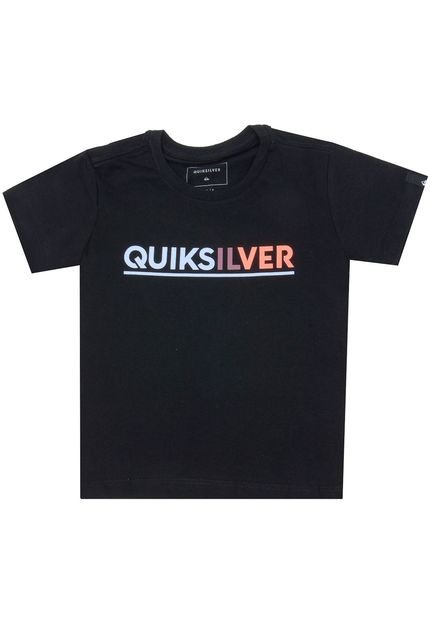 Camiseta Quiksilver Manga Curta Menino Preta - Marca Quiksilver