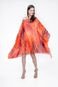 Kaftan 101 Resort Wear Vestido Crepe Estampado Laranja - Marca 101 Resort Wear