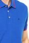 Camisa Polo Ellus Listra Dupla Fina Azul - Marca Ellus