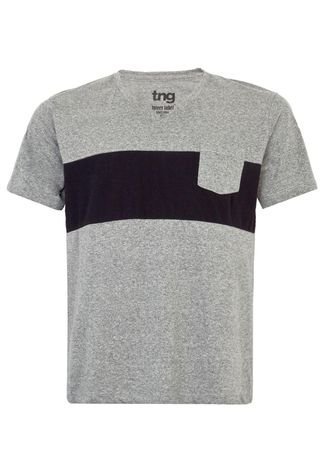 Camiseta TNG Recorte Cinza